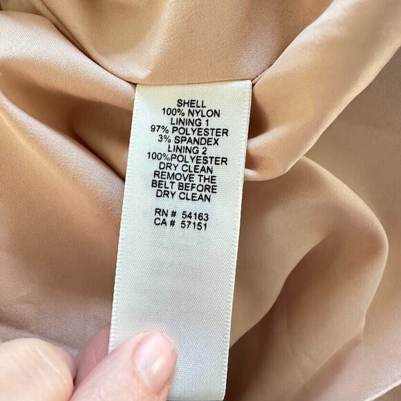 Eliza J Blue Lace Cap Sleeve Fit Flare Dress Pockets Womens Petites Size 12P - Picture 14 of 15